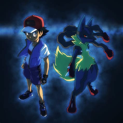 pokemon ash's mega lucario.